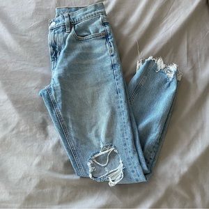 AE short distressed jeans